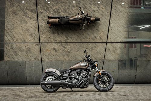 Indian Scout Bobber van Westland Op Wielen