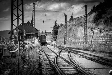 SCHLUCHSEE, GERMANY - JULY 19 2018: Schluchsee Train Station in van Raymond Voskamp