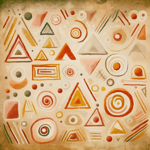 Primitive Geometry 01 van Fernando Vieira