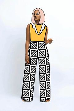 Geruite Broek Dame van amini54