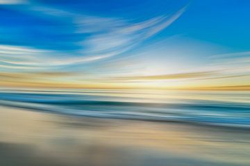 Seascape no 4 Abstract Seascape. by Peter Luckel