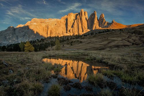 Sellagruppe at sunset by Martin Podt