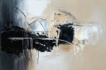 Kontrast | Flüstern von Beige unter Schwarz