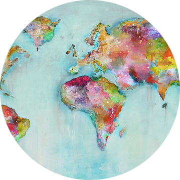 Paint World Map light van Atelier Paint-Ing