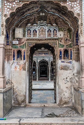 View through a merchant's house in Ramgarh, Shekawati