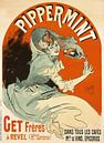 Jules Chéret - Pipperment (1899) van Peter Balan thumbnail