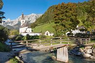 Pfarrkirche St.Sebastian, Ramsau, Oberbayern, Deutschland von Markus Lange Miniaturansicht