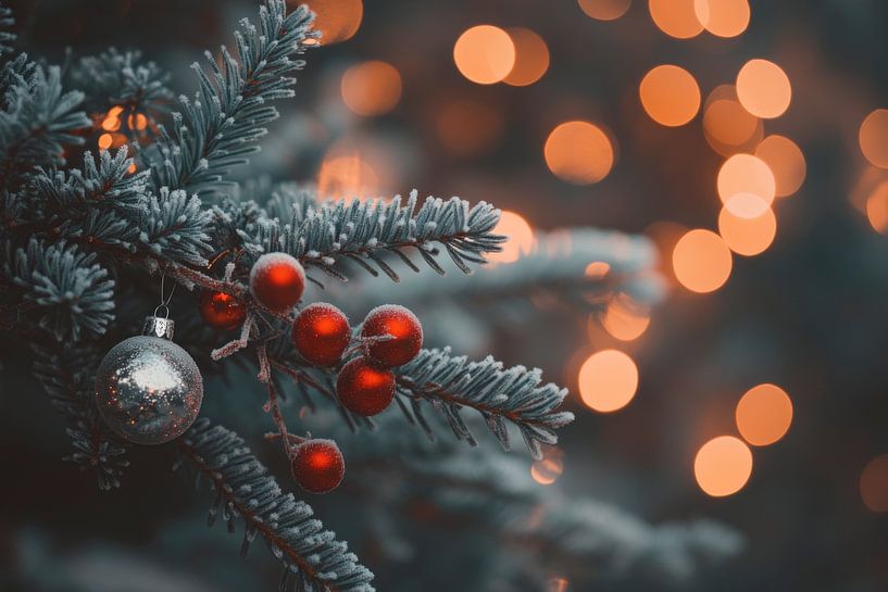 Kerst glamour van Poster Art Shop