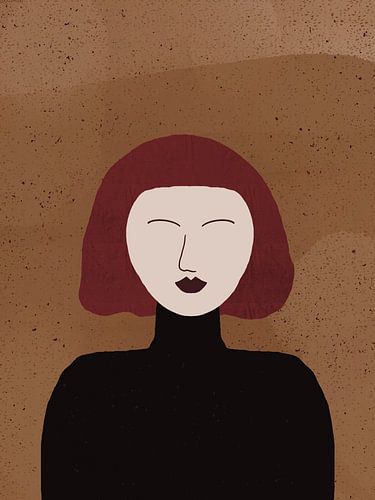 woman with red hair