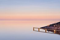 Coucher de soleil magique depuis la jetée par Claire van Dun Aperçu