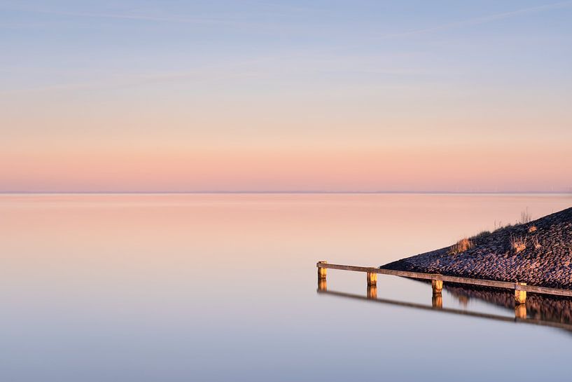 Magical sunset from the jetty by Claire van Dun