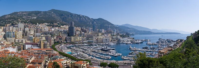 Panorama des Fürstentums Monaco von Ralph Rozema