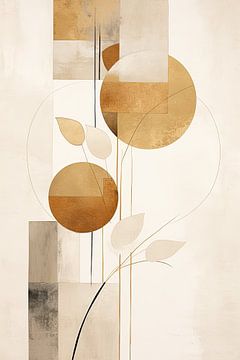 Herfst abstract van Bert Nijholt