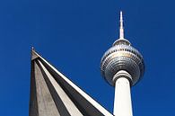 Tour de télévision de Berlin avec détails architecturaux par Frank Herrmann Aperçu