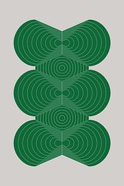 Symmetrisches grünes Muster von Marcio Pontes