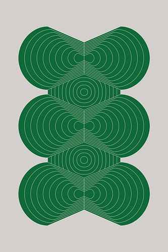 Symmetrisch groen patroon
