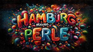 Streetart - Hambourg ma perle