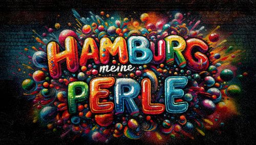 Street art - Hamburg my pearl