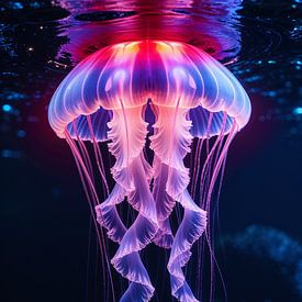 Jellyfish in the ocean by Matthias Spartz