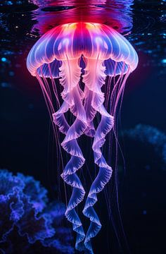 Jellyfish in the ocean