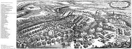 Matthew Merian, Bataille de Nördlingen, 1634 sur Atelier Liesjes