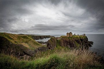 Dunnottar Castle van Willem Klopper