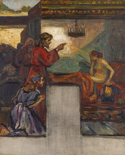 ADOLF HÖLZEL, Wonderbaarlijke genezing, 1908