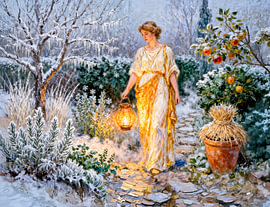 Wintergarten der griechischen Göttin Hestia von ArtMomente