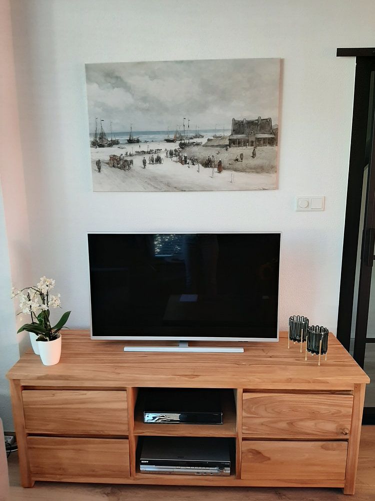 Het strand van Scheveningen, Johannes Bosboom, 1873 