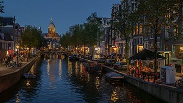 Oudezijds Achterburgwal Amsterdam van Edwin van Kuler Fotografie