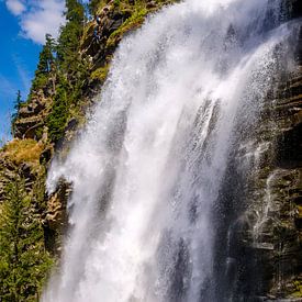Stuibenfall waterfall near Umhausen in the Ötztal valley, Tyrol, Austria by Ullrich Gnoth