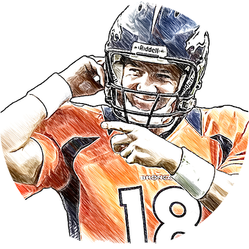 American Football, Denver Broncos van Atelier Liesjes