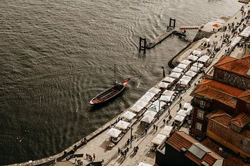 Der Hafen von Porto von Anna Schalken