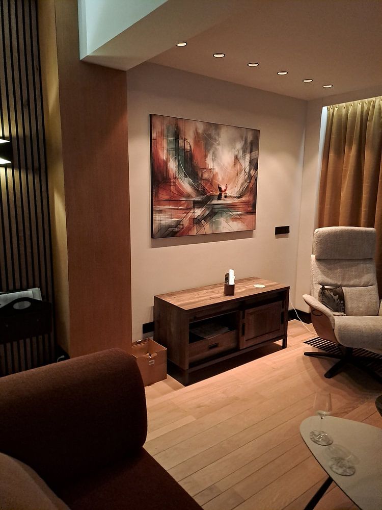 Der abstrakte Fischer  von Arjen Roos 