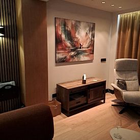 Customer photo: The Abstract Fisherman by Arjen Roos, on ArtFrame