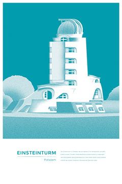 Einstein toren Potsdam van Michael Kunter