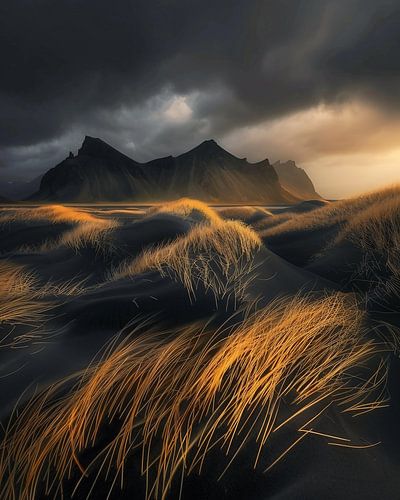 Magical light kisses the landscape