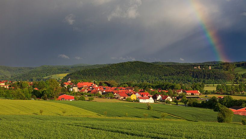 Herleshausen in het Werra-dal van Roland Brack
