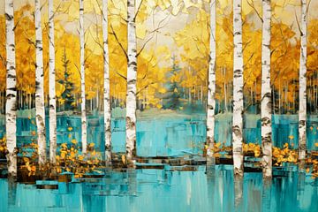 Birch forest by ARTemberaubend
