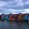 Reitdiephaven in Groningen tegen dreigende lucht van The All Seeing Eye