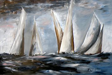 On Open Sea by Rita Tielemans Kunst