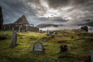 Ruine der Church of Kilchrist, Broadford, Isle of Skye