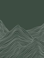 Mountains in thin lines