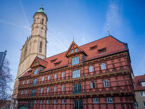 Braunschweig - Oude weegschaal en Sint-Andreaskerk