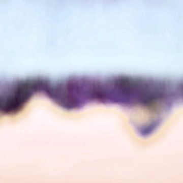 Paars - Blauw - Rosé Abstracte Fotografie van JoePhotoART