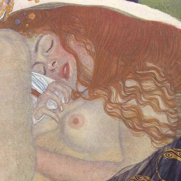 Danae, Gustav Klimt (crop) by Details of the Masters