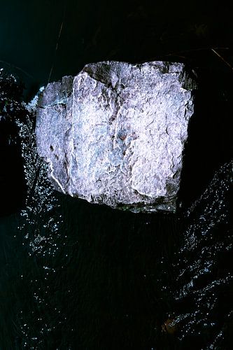 Een rots in de stroming