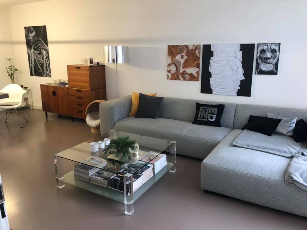 Kleiner Hund - Eisstruktur von Karla Leeftink