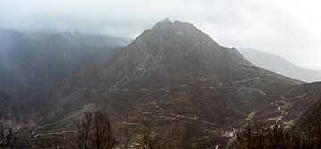 Kruja mountains in Albania by Werner Lerooy
