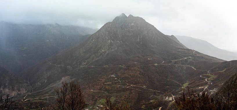 Kruja mountains in Albania by Werner Lerooy